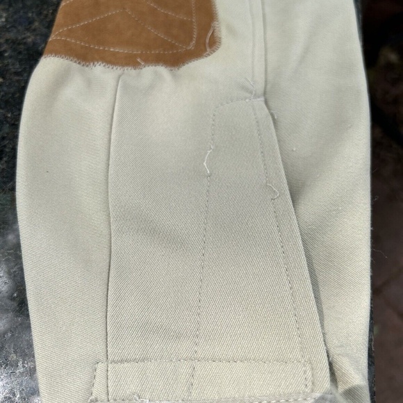 Custom Riding Apparel 30L Riding Breeches Color Tan - Picture 3 of 6